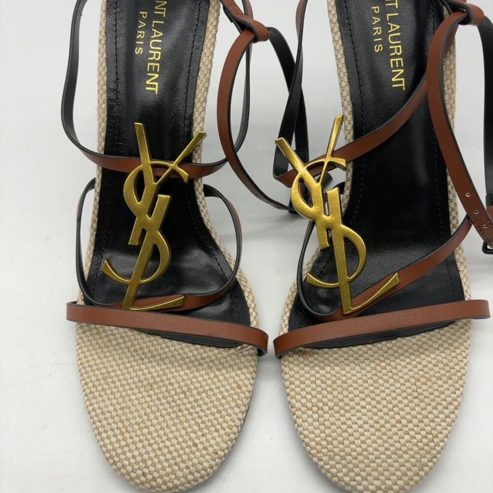 Yves Saint Laurent Cassandra Ankle Strap Sandals